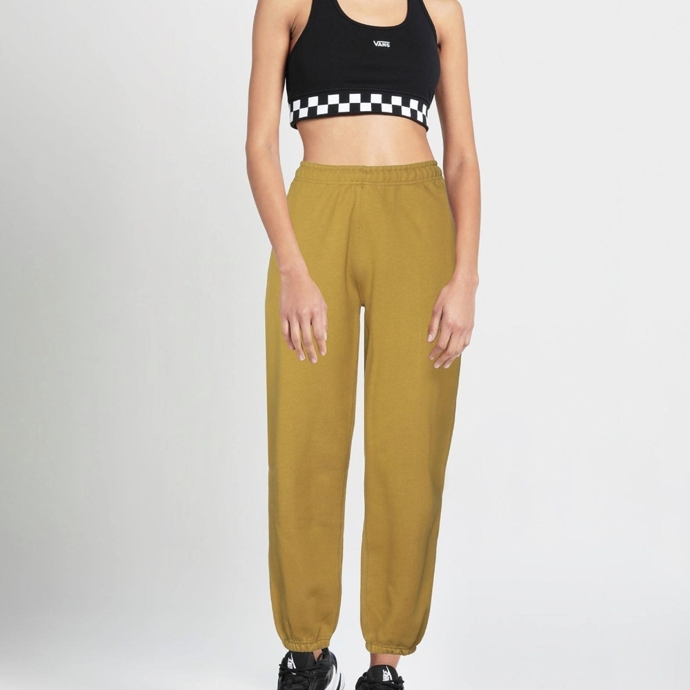 Nike Yellow Joggers with Tapered Ankle Design